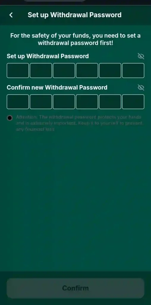 pk rupees withdrawl