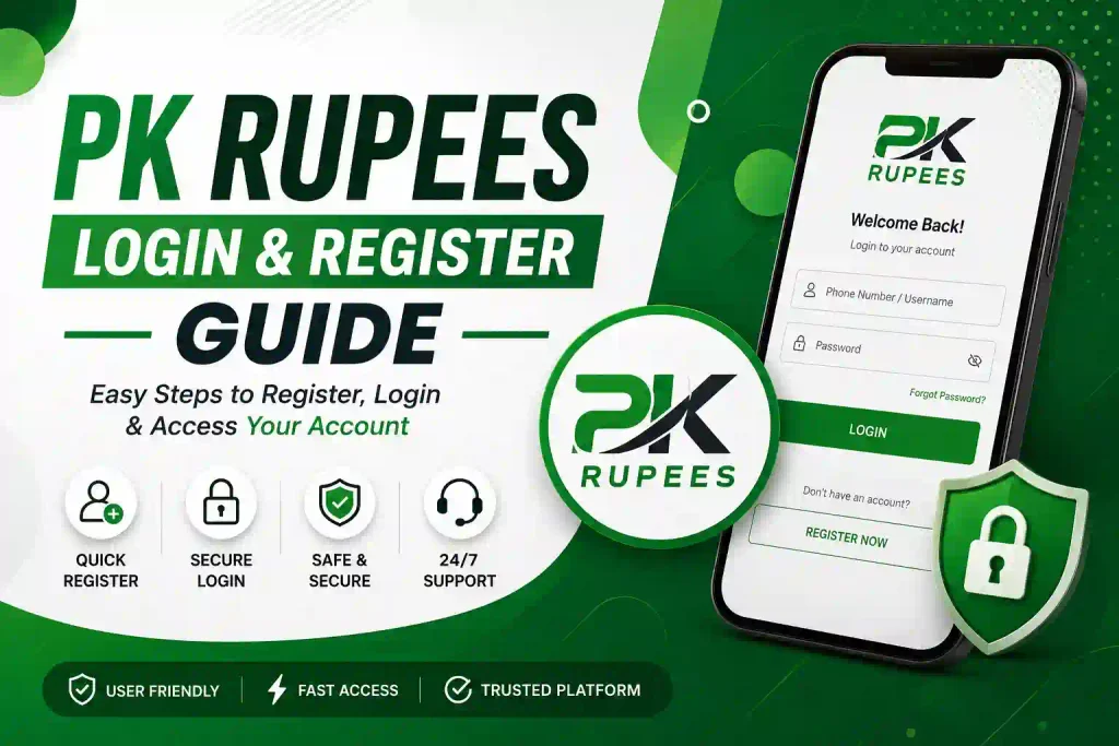 PKrupees Login and register